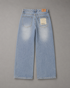 Split Rebellion Wide-Leg Denim