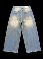 Split Vintage Blaze Wide-Leg Denim