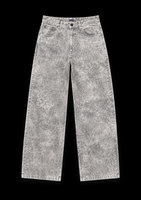 Split Ashstone Wide-Leg Denim