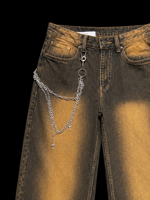 Shadow Fade Wide Jeans