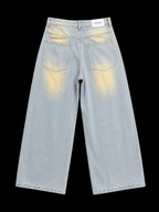 Sandstorm Distressed Wide Jeans