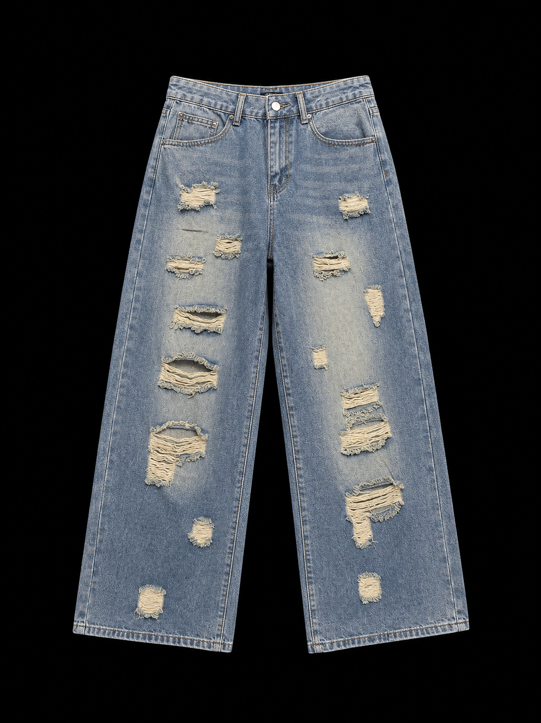 Ripped Legacy Wide Jeans