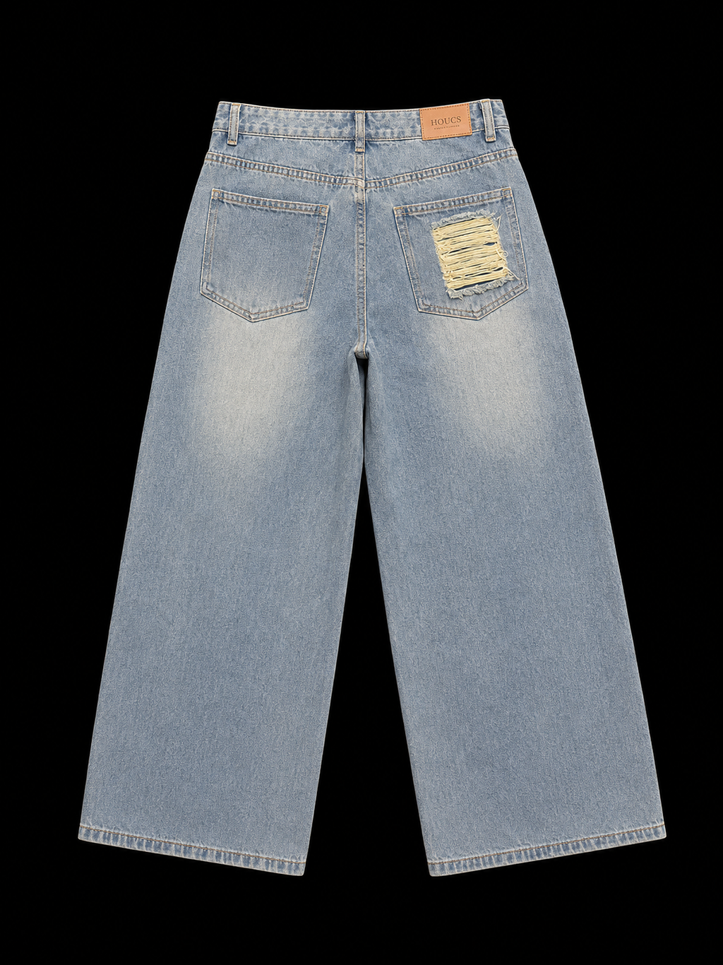 Ripped Legacy Wide Jeans