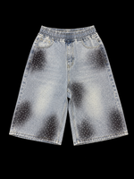 Crystal Smoke Denim Shorts
