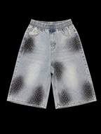 Crystal Smoke Denim Shorts