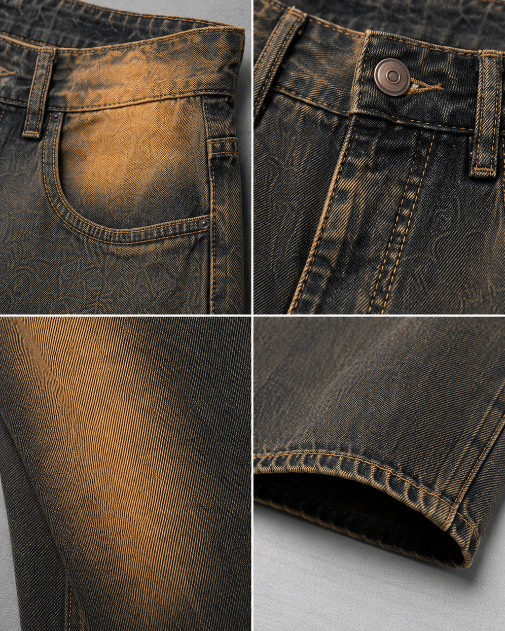 Nebula Wash Wide Denim