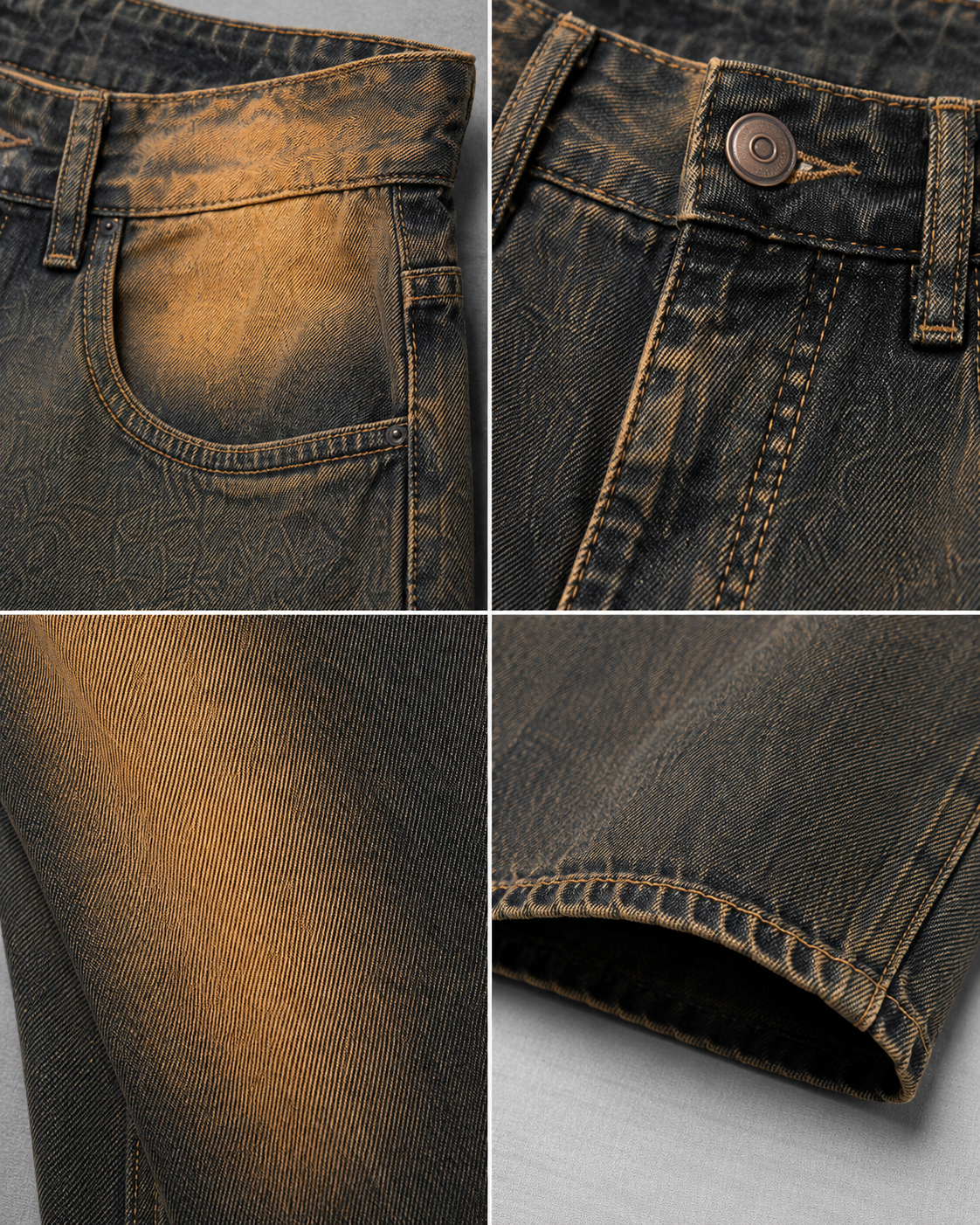 Nebula Wash Wide Denim