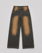 Nebula Wash Wide Denim