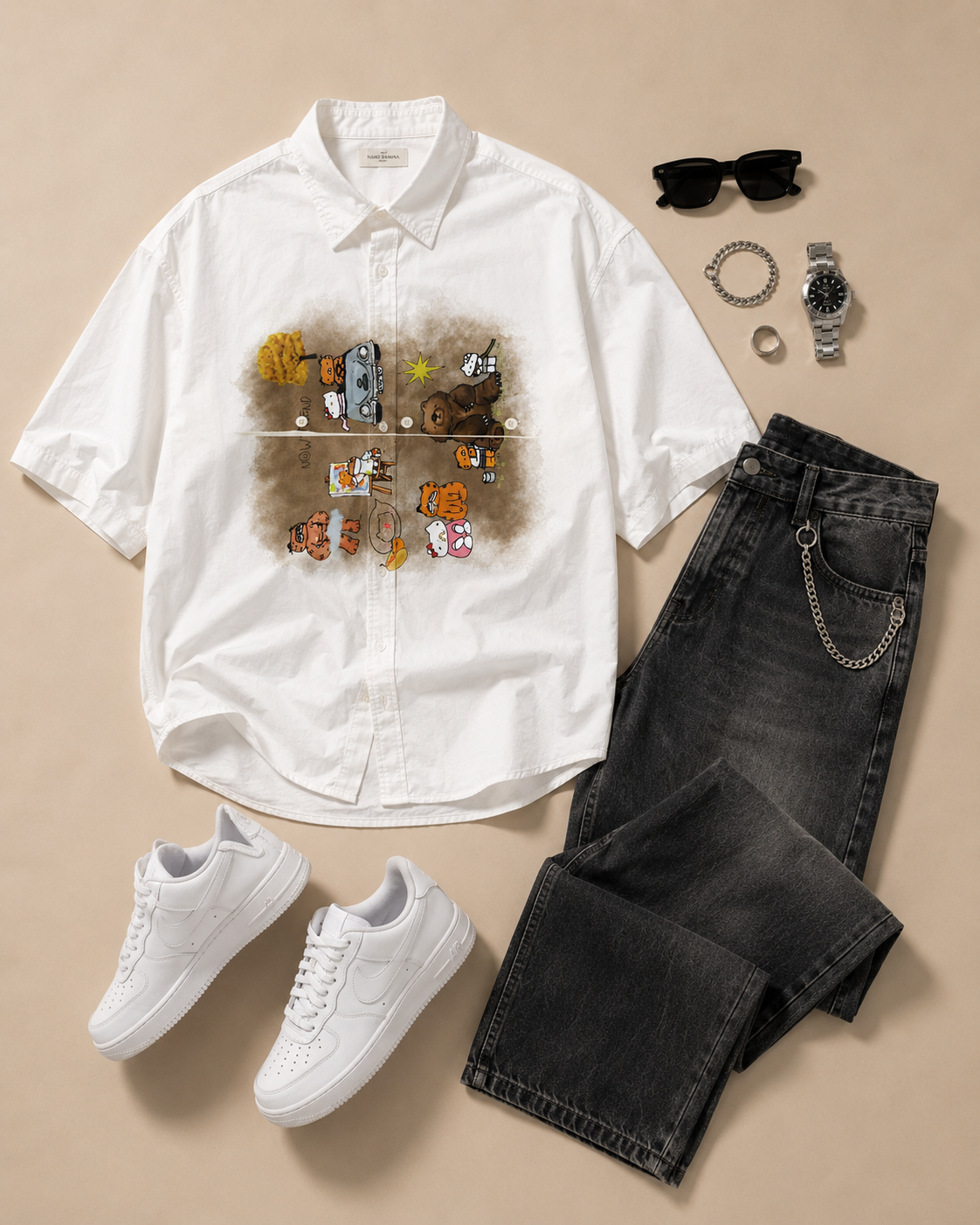 Split Art Buds Shirt