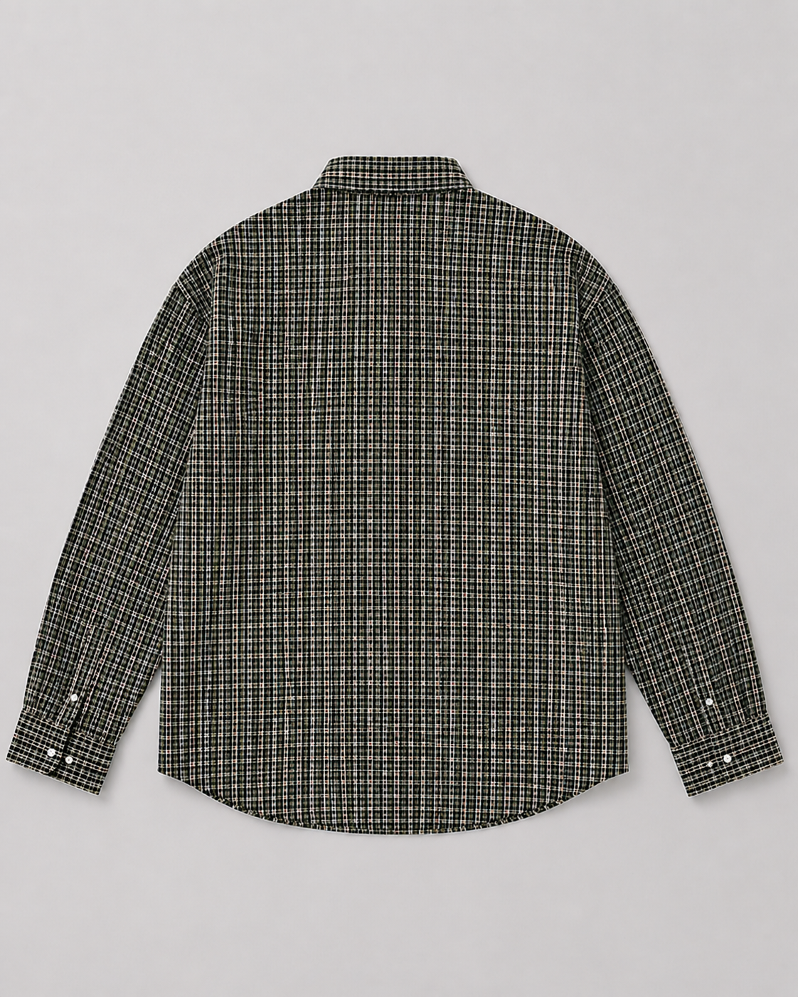 Gridline Detachable pocket shirt